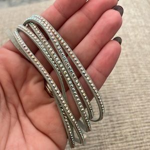 Wrap-Star Bracelet, Crystal Aurore Boreale